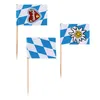30 Deko Häppchen Flaggen  Bavaria 80x260cm Produktbild-Vorschau 3