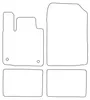 Juego completo de alfombrillas para coche, fabricadas en Vista previa de la imagen del producto 2