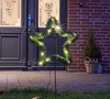 LED Stern mit Erdspieß - 35 cm - mit künstlicher Tanne Produktbild-Vorschau 1