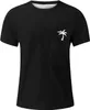 ASKSA T-shirt homme été oversize T-shirts col rond manches Voir les images du produit 3