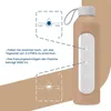 Wessper Trinkflasche aus Glas mit Silikonhülle – 1 L – mit Produktbild-Vorschau 3