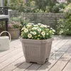 Vaso ottagonale con base 25 x 25 cm beige Anteprima dell’immagine prodotto 2