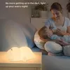 LED Nachtlicht Silikon Birne Touch Nachtlampe USB-Aufladbar Produktbild-Vorschau 6