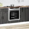 vidaXL Szafka kuchenna Lucca czarny materiał drewnopochodny Podgląd zdjęcia produktu 3