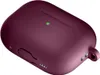 A burgundy silicone case for Apple AirPods Pro 2 is shown against a white background. Produktbild-Vorschau