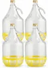 4 x 5L Glasballon (Gallone) mit Schutzkorb, Produktbild-Vorschau 1
