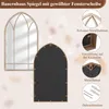 COSTWAY Farmhouse Cornice per finestra Specchio, specchio Anteprima dell’immagine prodotto 5