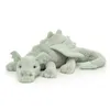 Drachen Kuscheltier 70cm – Plüsch Drache Kissen – Grün Produktbild-Vorschau 1
