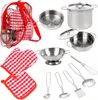 Kindergeschirr-Set mit Kochzubehör und Rucksack – Produktbild-Vorschau 16
