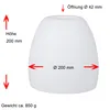Lampenkap, pendelarmatuur, diameter 200 mm, opaalwit, mat. Productafbeelding-voorbeeld 2