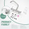 Küchenarmatur - Wandmontage - Edelstahl - Flexible Auslauf Produktbild-Vorschau 7