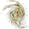 Palituch - weiß - braun-beige - Kufiya PLO Tuch Produktbild-Vorschau 2