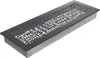 Lüftungsgitter ABC 17x49 Graphite Produktbild-Vorschau 1
