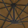 vidaXL Ampelschirm mit Aluminiummast 400 x 300 cm Taupe Produktbild-Vorschau 5