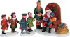 Lemax Weihnachtsdorf Weihnachtsmann mit Kindern Winter Deko Produktbild-Vorschau 2