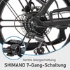Maxtron Ilex Klapprad E-Bike – 250W Motor, 691Wh Akku, Produktbild-Vorschau 11