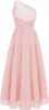 Elegantes Ein-Schulter Prinzessin Kleid - Festliches Produktbild-Vorschau 2