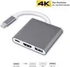 Type C USB 3.1 Auf USB-C HDMI 4K USB 3.0 HUB Kabel Digital Podgląd zdjęcia produktu 9