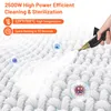 Nettoyeur vapeur 2500W, nettoyeur vapeur manuel avec 6 Voir les images du produit 8