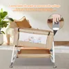 Babybett 6-stufig verstellbares Beistellbett mit Rollen &  Produktbild-Vorschau 6