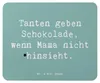 Mr. & Mrs. Panda Mousepad Spruch Tante Schokolade - Produktbild-Vorschau 1