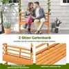Arche de jardin avec banc intégré - Arche en bois pour Voir les images du produit 5