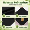 10er Set Stuhlhussen Schwarz, elastische Stretch Produktbild-Vorschau 7