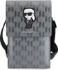 Karl Lagerfeld Saffiano Monogramm Ikonik Tasche - Silber Produktbild-Vorschau 4