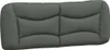 vidaXL Kopfteil-Kissen "Hvar" Dunkelgrau 120 cm Stoff Produktbild-Vorschau 1