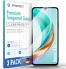 A product package for screen protectors for a Honor X6b phone, with a phone screen shown as an example. Produktbild-Vorschau