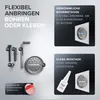 ovimar Toilettenbürste Glittertind | gunmetal | Wandmontage Produktbild-Vorschau 5