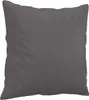 A close-up view of a gray pillow. Produktbild-Vorschau