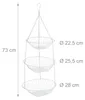 Relaxdays Obstkorb hängend, H x D: 73 x 28 cm, 3 Etagen, Produktbild-Vorschau 6