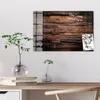 DEQORI Magnettafel Glas 60x40 cm 'Unebene Bretterwand' Produktbild-Vorschau 4