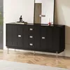 Sideboard mit 2 Türen und 3 Schubladen, Küchenschrank mit Produktbild-Vorschau 1