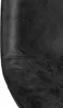 A close-up view of black faux leather material with stitching. Produktbild-Vorschau