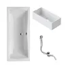 Schulte Badewanne 180x80 cm Komplettset mit Wannenträger Produktbild-Vorschau 1