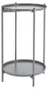 Beistelltisch 'Double' grau Eisen 28x48cm 2 Ablagen Produktbild-Vorschau 1