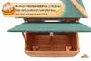 Hühnerhaus AGNES PREMIUM Hühnerstall Kleintiergehege Hühner Produktbild-Vorschau 3