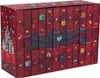 A red advent calendar with Minecraft-themed graphics and numbered doors. Anteprima dell’immagine prodotto