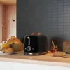 Smeg TSF01PGEU Retro 50's Style 2-Slice Toaster Mattschwarz Produktbild-Vorschau 27