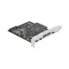 Delock PCI Express x4 Karte zu 3 x USB Type-C + 2 x USB Produktbild-Vorschau 2