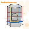 COSTWAY Ø165cm Gartentrampolin mit Sicherheitsnetz, Produktbild-Vorschau 2