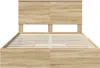 Aufbewahrungsbett Sonoma-Eiche 150 x 200 cm Holzwerkstoff Produktbild-Vorschau 8