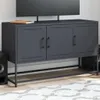 vidaXL TV-Schrank Anthrazit 100,5x39x60,5 cm Stahl Produktbild-Vorschau 2