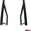 Two black metal brackets are shown against a white background. Anteprima dell’immagine prodotto