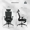 FLEXISPOT Foldex Ergonomischer Bürostuhl klappbarer Produktbild-Vorschau 6