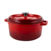 Eisentopf mit Deckel 4,3 L Vintage Cuisine Rot Ombre Produktbild-Vorschau 3