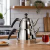 Teekannen Set Edelstahl Induktion 1,0L + 2,5L Türkischer Produktbild-Vorschau 3