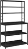 vidaXL Scaffale da cucina in rovere nero 100 x 40 x 168 cm Anteprima dell’immagine prodotto 1